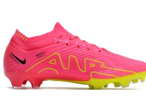 Chuteira de campo Nike Zoom Vapor 15 Elite SE Rosa com Verde Neon