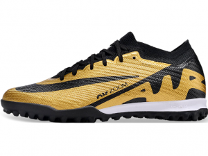 Chuteira Society Nike Air Zoom Mercurial Vapor XV Elite Dourado e Preto