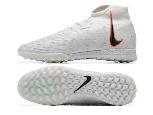 Chuteira Society Nike Phatom Luna Elite Branca Cano Alto