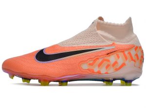 Chuteira Campo Infantil Nike Phantom GX Elite Laranja Cano Alto