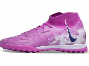 Chuteira Society Nike Phatom Luna Elite Rosa Cano Alto