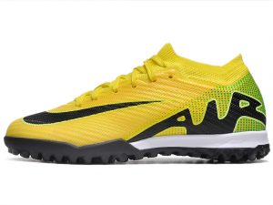 Chuteira Society Nike Air Zoom Mercurial Vapor XV Elite Amarelo e Preto