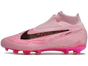 Chuteira Campo Infantil Nike Phantom GX Elite Rosa Cano Alto