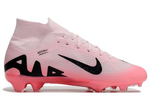 Chuteira De Campo Nike AIR Zoom Mercurial Vapor Rosa Cano Alto