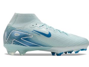 Chuteira De Campo Nike Air Zoom Mercurial Vapor XV Elite Azul Cano Alto