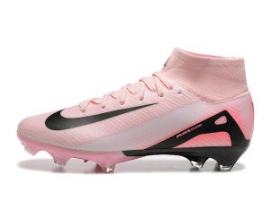 Chuteira De Campo Nike Air Zoom Mercurial Superfly IIX Elite Cano Alto Rosa