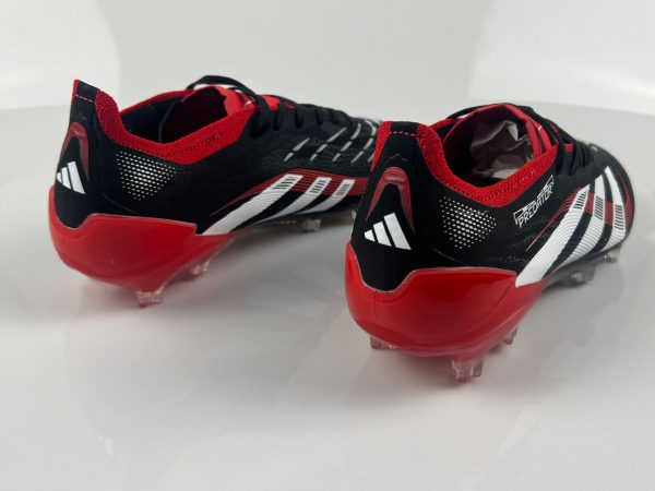 Chuteira De Campo Adidas PREDATOR ACCURACY Preto com Vermelho - Image 2