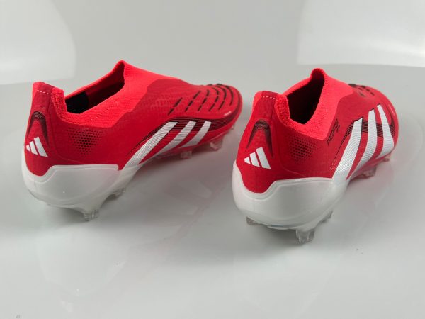 Chuteira De Campo Adidas PREDATOR ACCURACY Vermelho Com Branco - Image 3