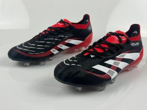 Chuteira De Campo Adidas PREDATOR ACCURACY Preto com Vermelho